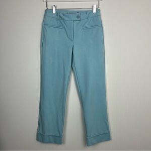 BETABRAND Light Blue Crop Lite Dress Pant Yoga Pants Small Petite